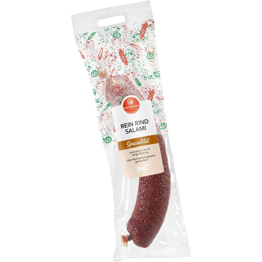 Produktabbildung Wiltmann Reine Rinder Salami