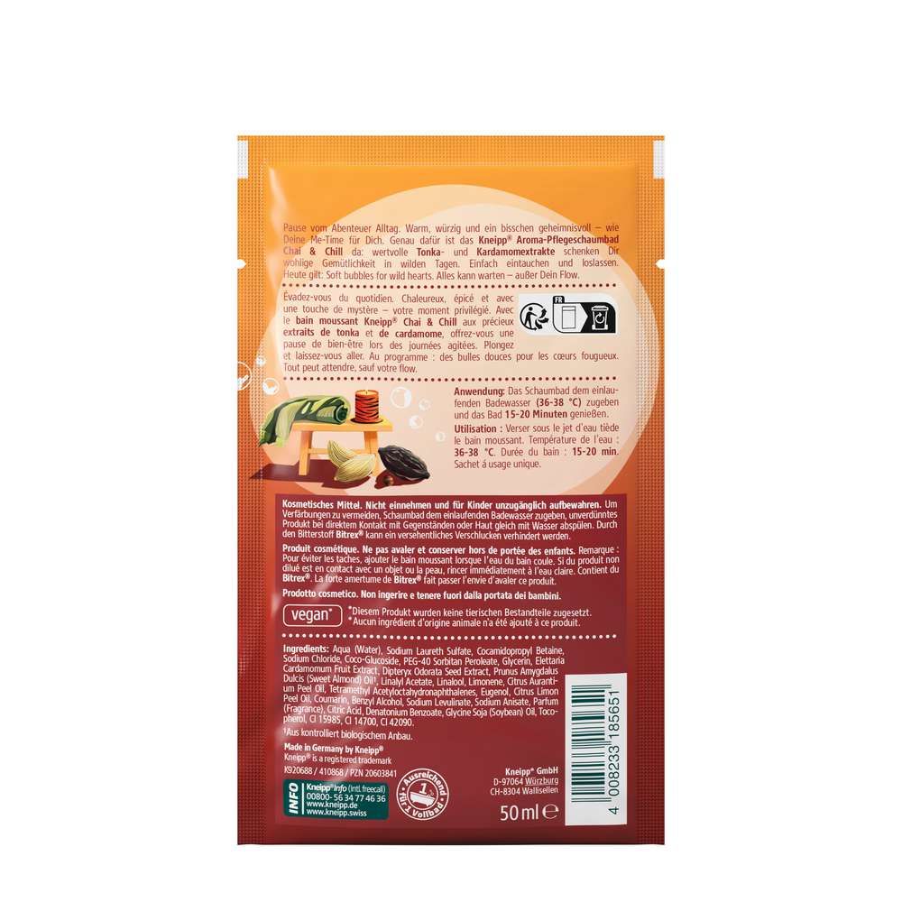 Produktabbildung Kneipp Schaumbad Chai & Chil
