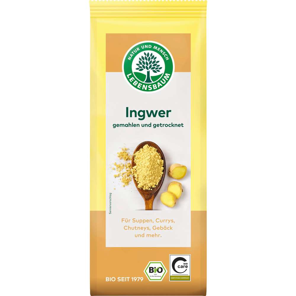 Produktabbildung Ulrich Walter Bio Ingwer, gemahlen und getrocknet