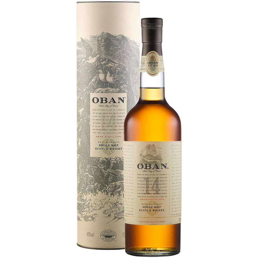 Produktabbildung Oban West Highland Single Malt Scotch Whisky 14 Jahre 43%