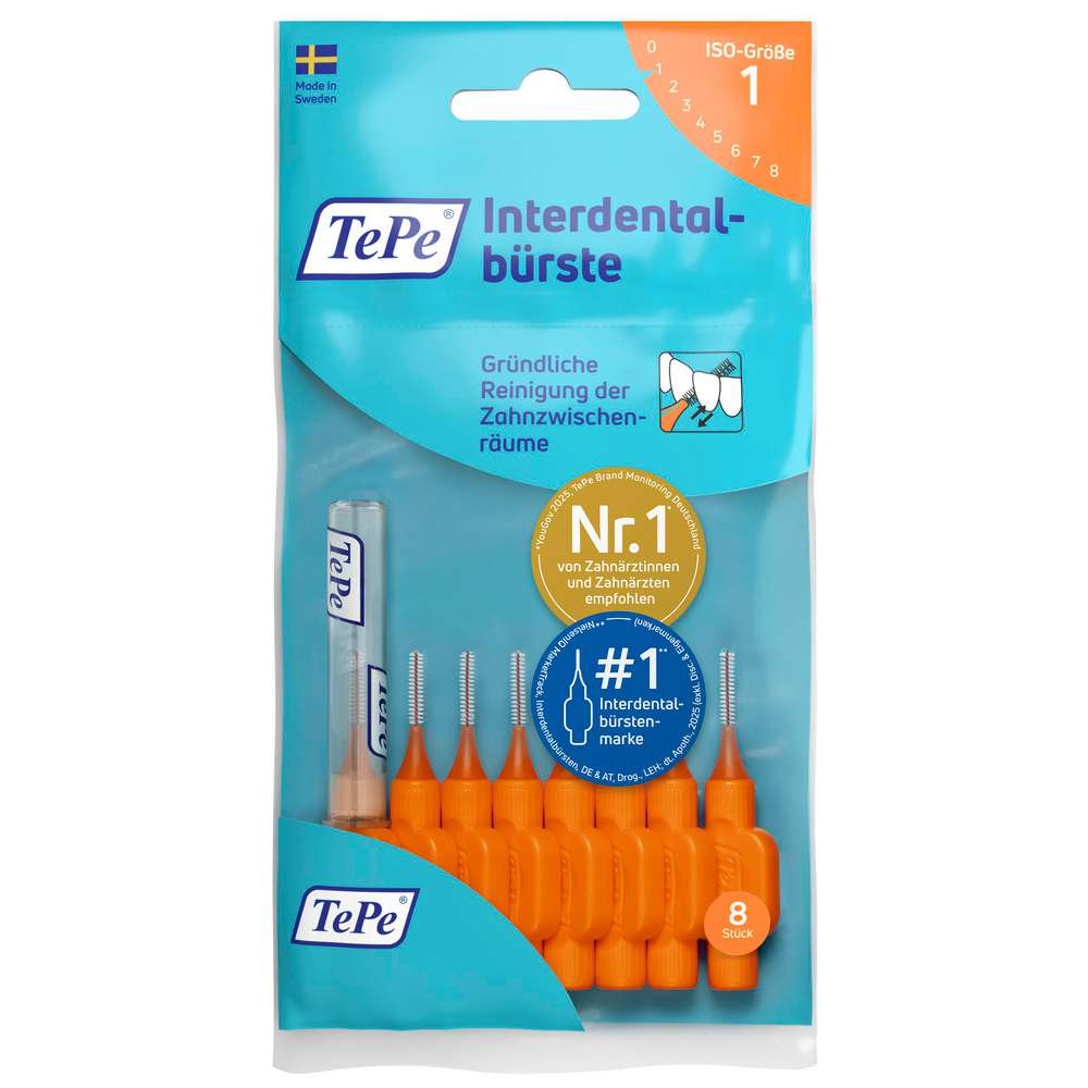 Produktabbildung TePe Interdentalbürsten, Orange