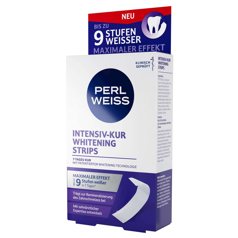 Produktabbildung Perlweiss Whitening Strips, Intensiv Kur