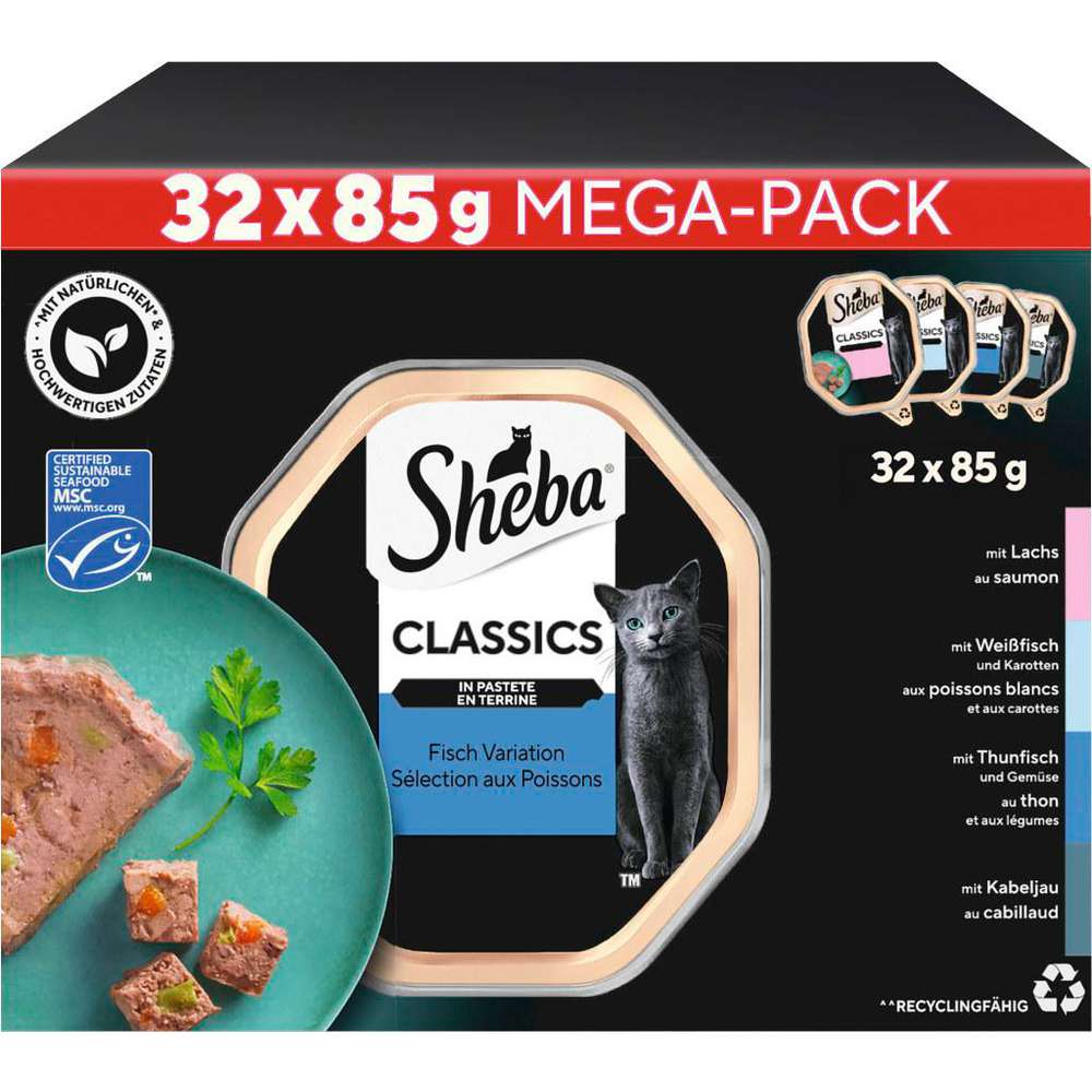 Produktabbildung Sheba Katzen-Nassfutter Mix Ocean 