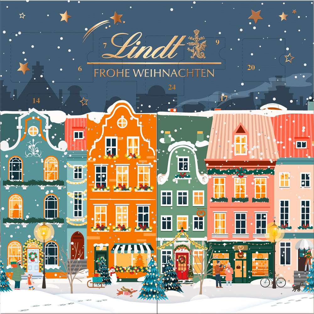 Produktabbildung Lindt Adventskalender Winterhäuser