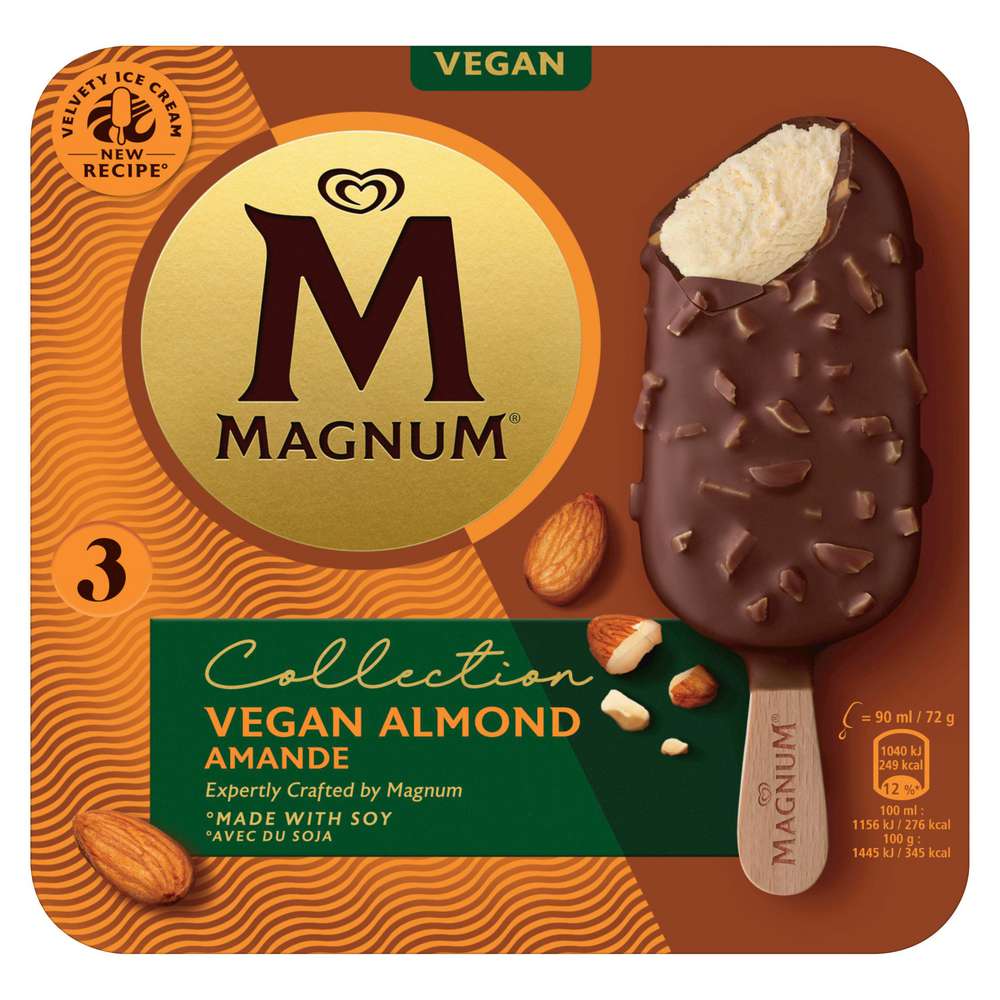 Produktabbildung Magnum Stiel-Eis Almond, vegan