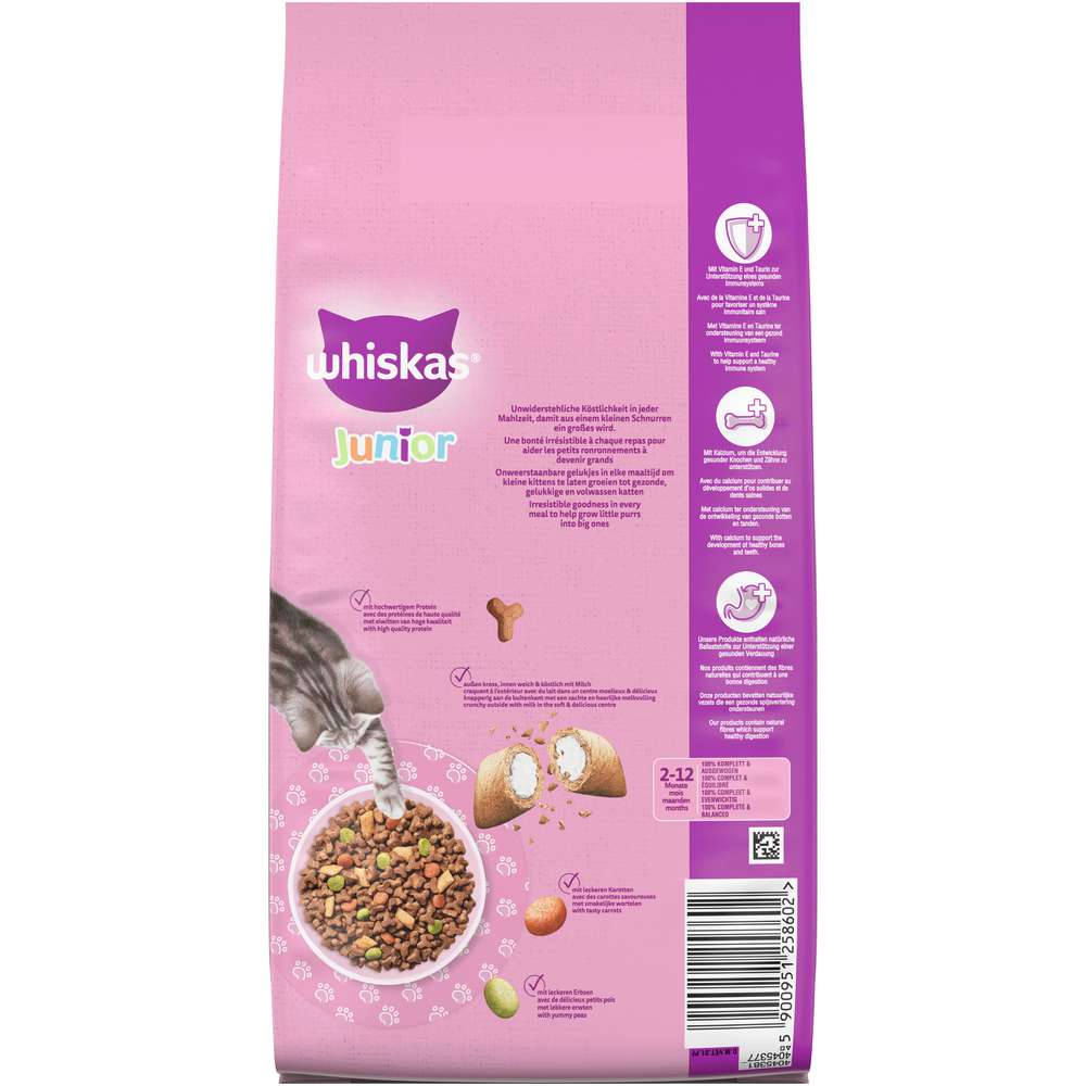 Produktabbildung Whiskas Katzen-Trockenfutter Junior, Huhn