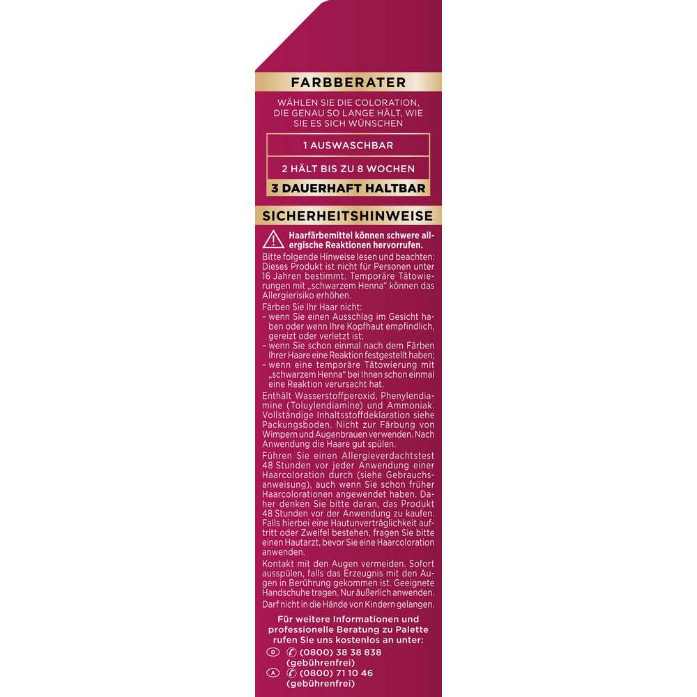 Produktabbildung Poly Palette Haarfarbe Creme Coloration, 880 Aubergine