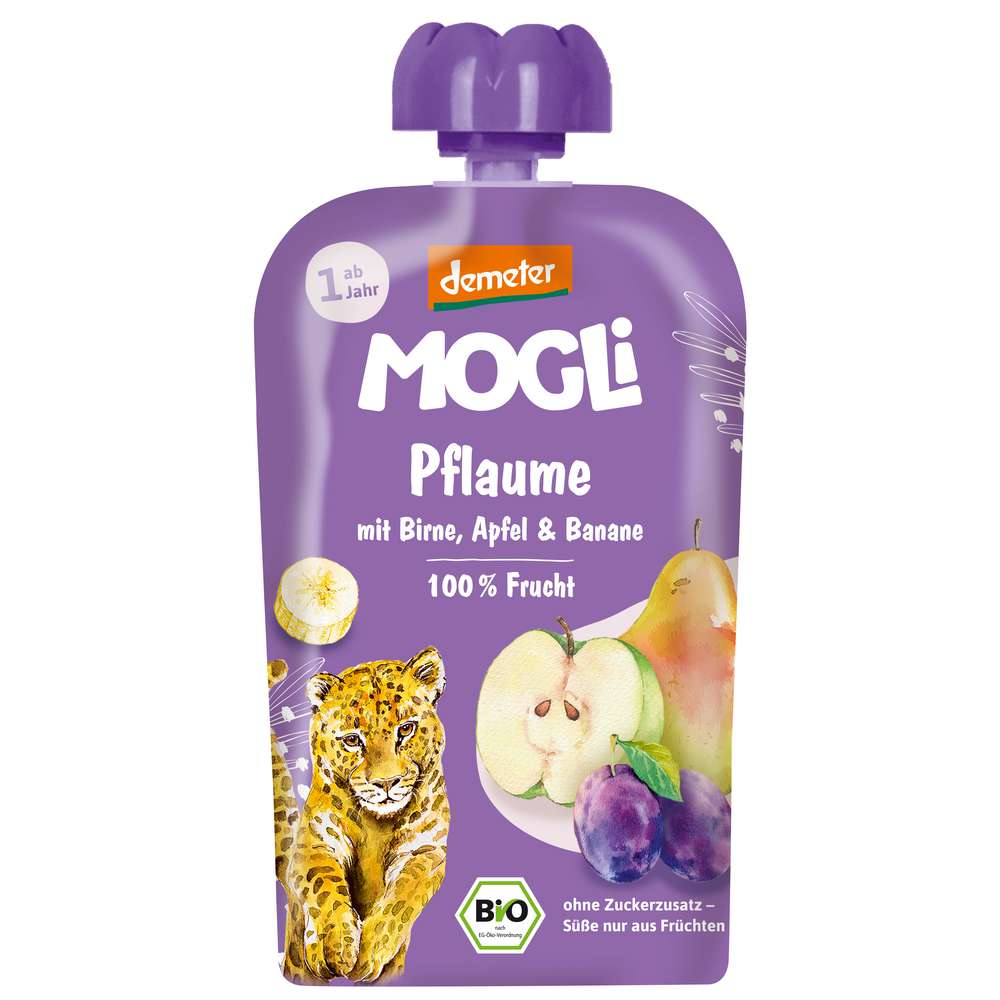Produktabbildung MOGLi Quetschi Pflaume mit Birne & Banane