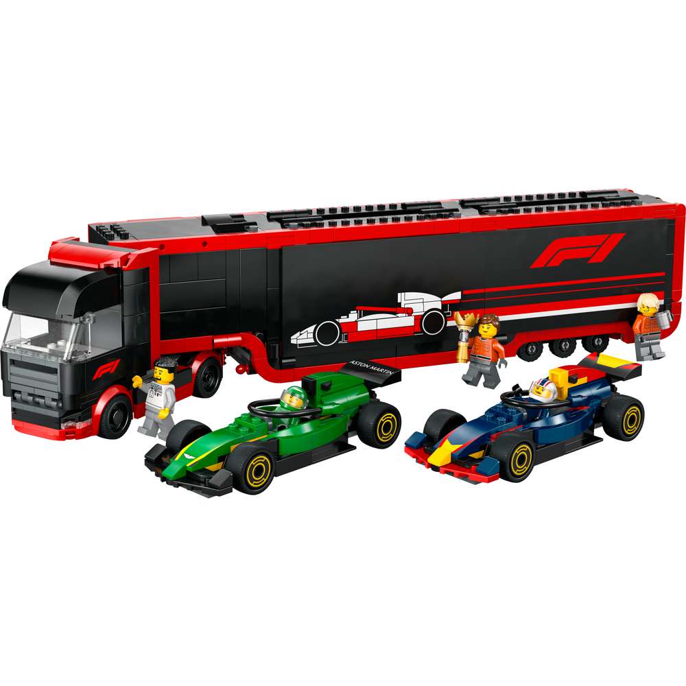 Produktabbildung Lego LEGO City F1 Transporter mit RB20 & AMR24 F1 Rennautos - Spielset 60445