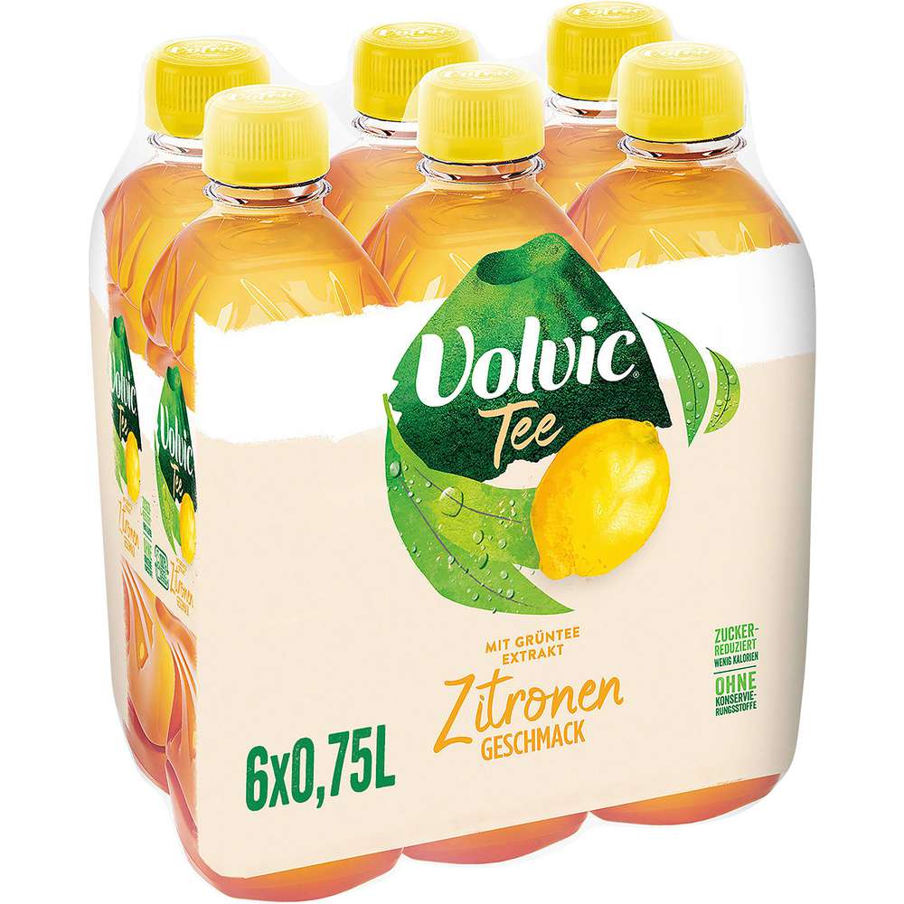 Produktabbildung Volvic Eistee, Zitronen-Geschmack (6x 0,750 Liter)