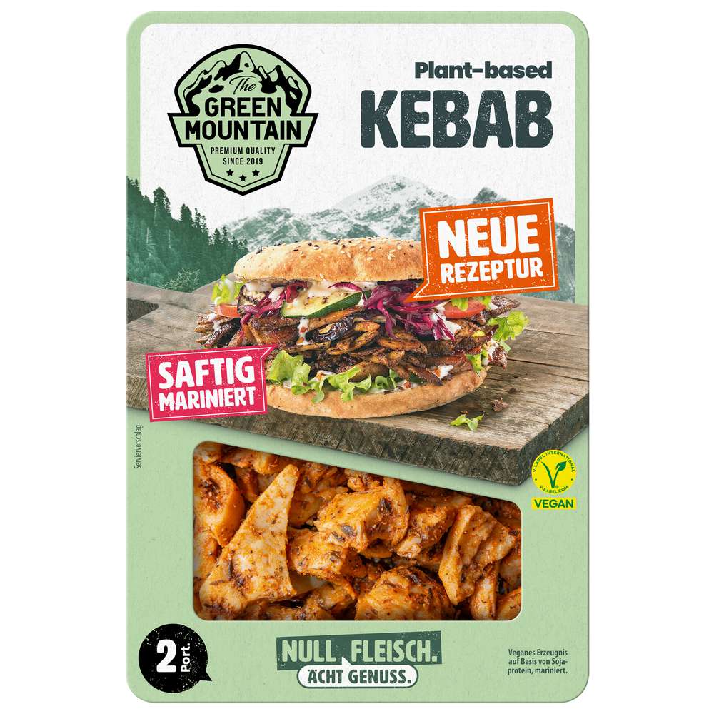 Produktabbildung The Green Mountain Chunks Kebab Plant Based