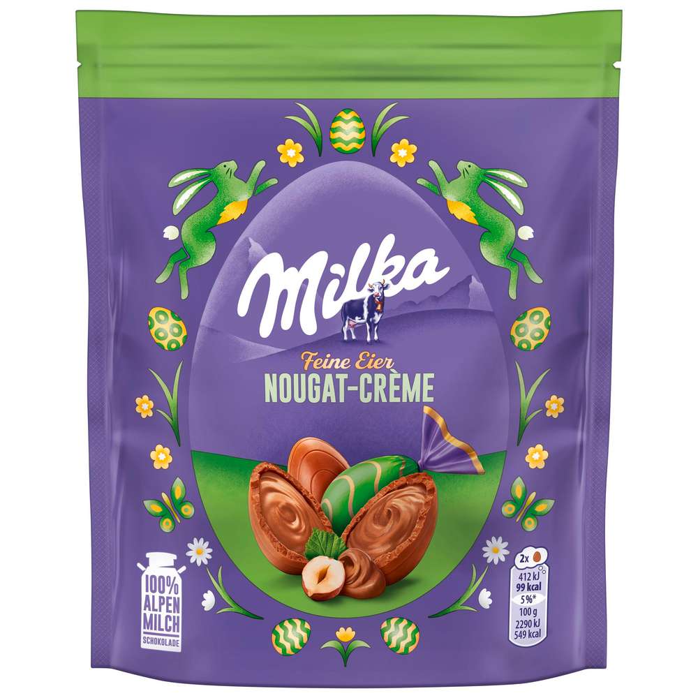 Produktabbildung Milka Feiner Eier Nougat Creme