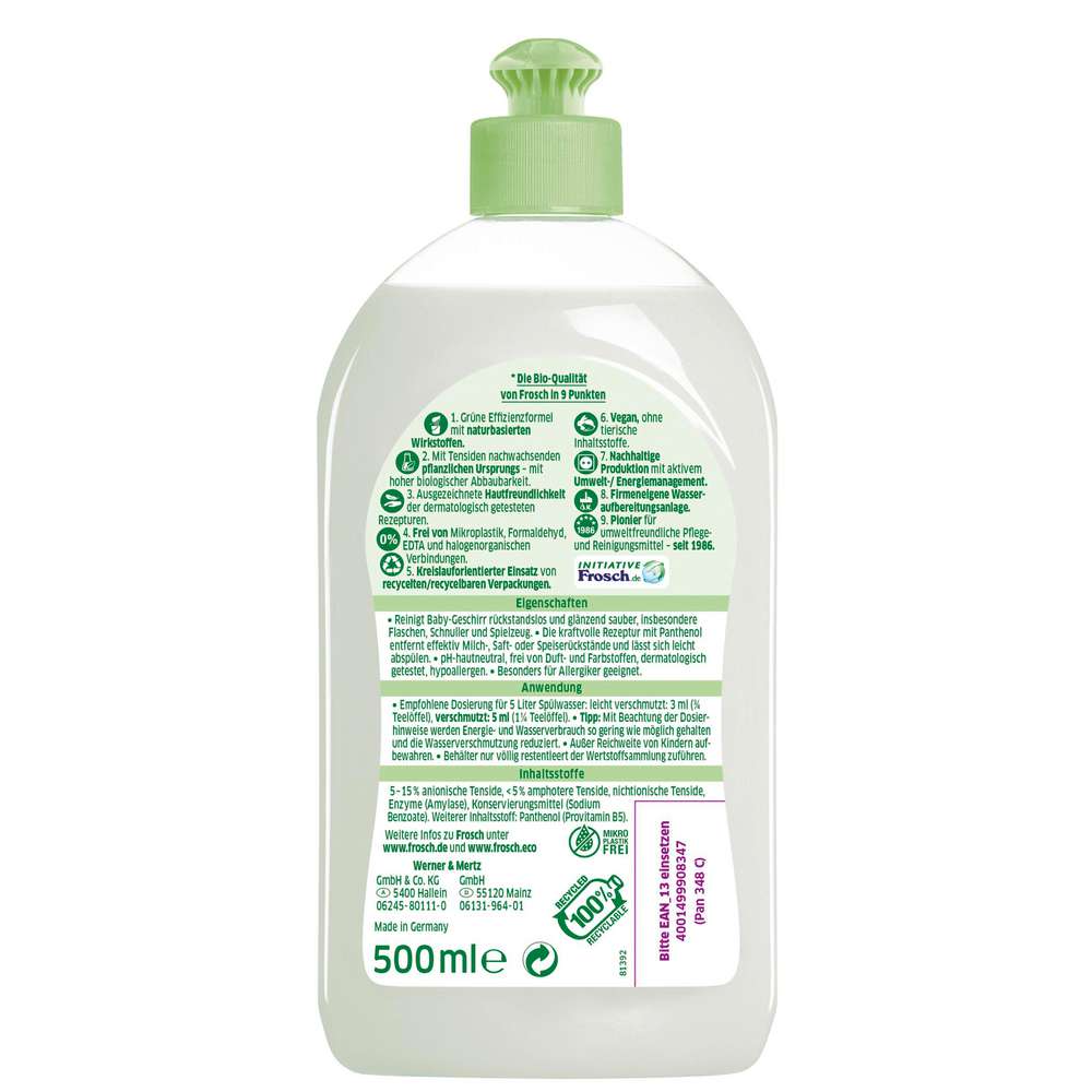 Produktabbildung Frosch Baby Spül-Reiniger