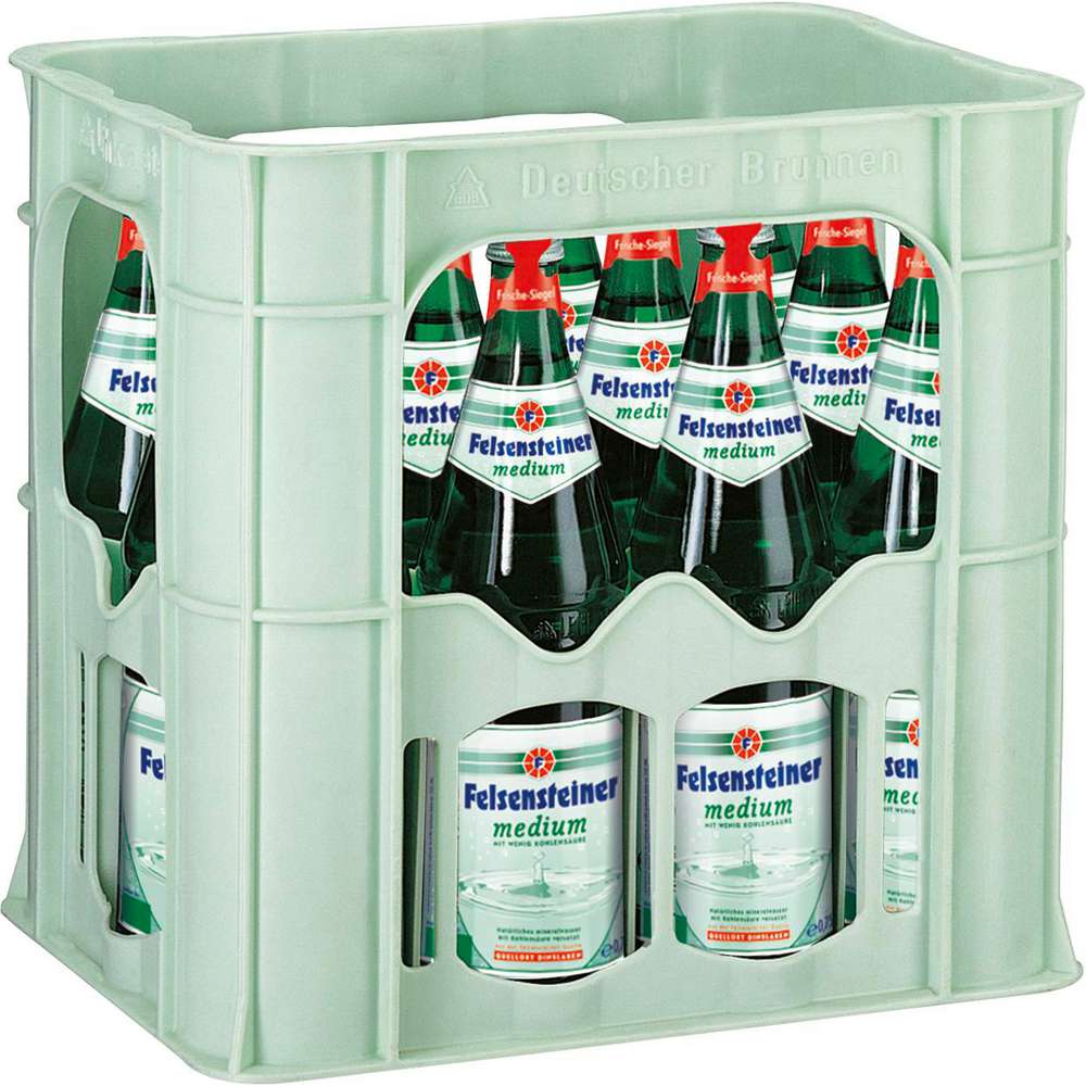 Produktabbildung Felsensteiner Mineralwasser, Medium (12x 0,750 Liter)