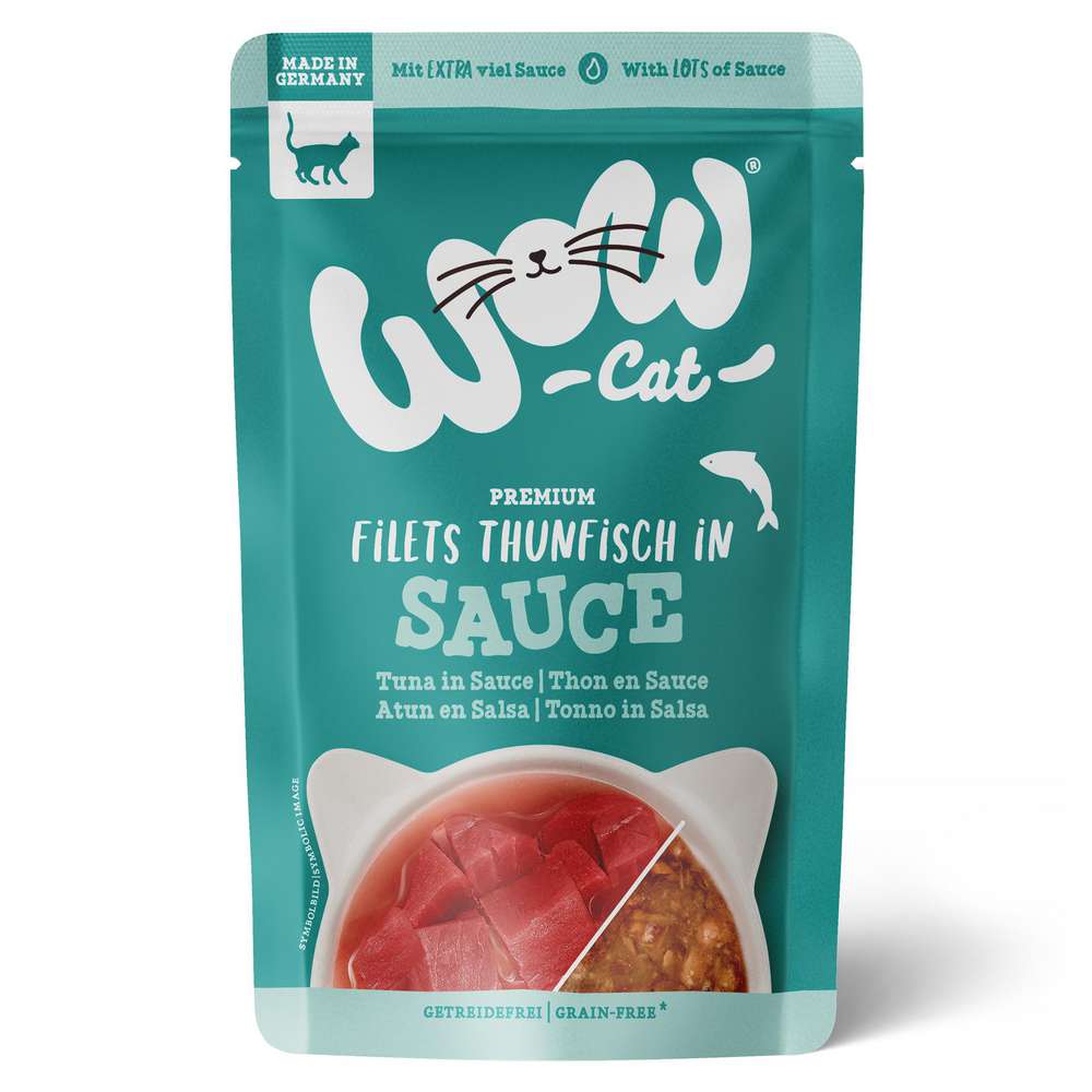 Produktabbildung WOW Katzen-Nassfutter, Thunfisch/Sauce