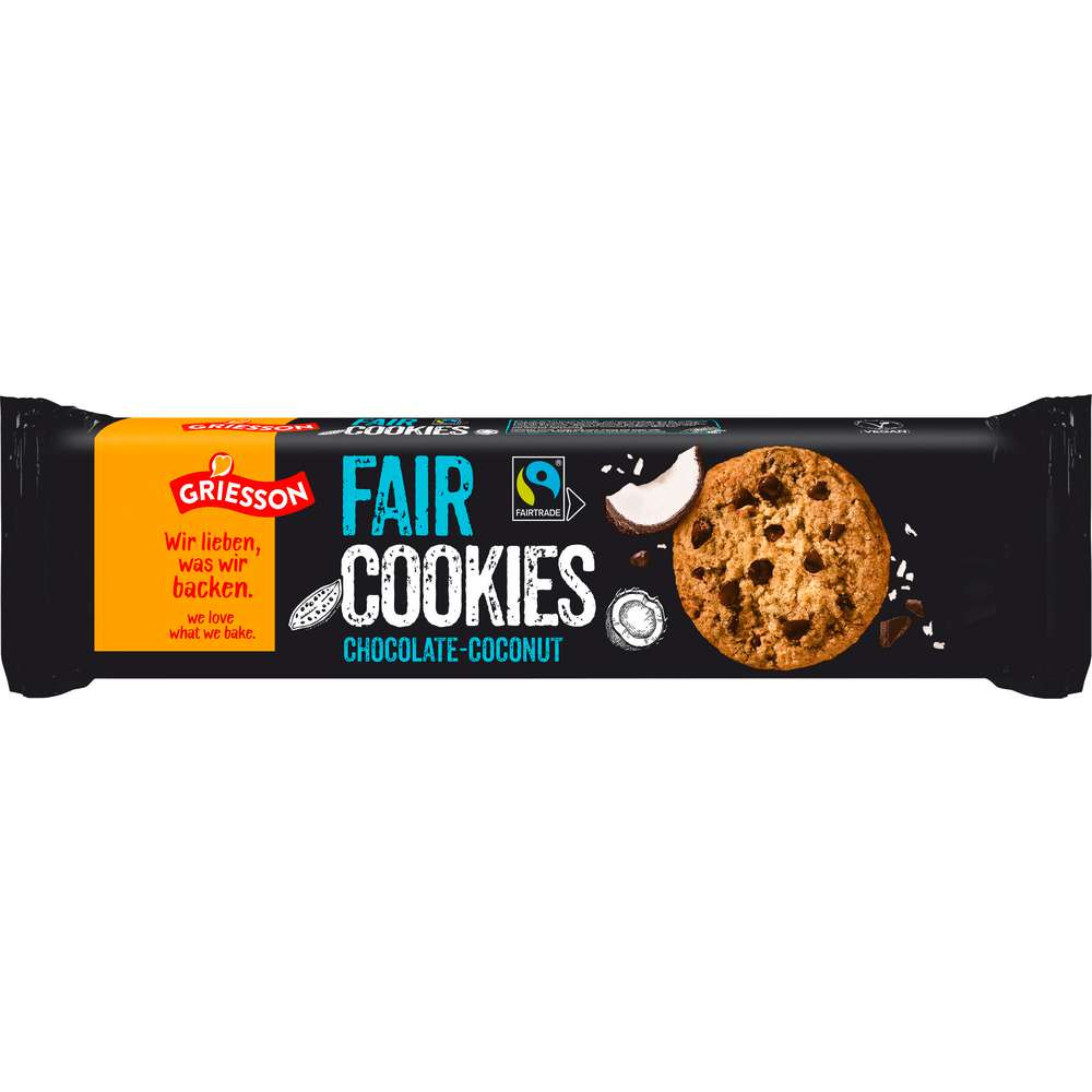 Produktabbildung Griesson Fair Cookies, Choc-Coconut