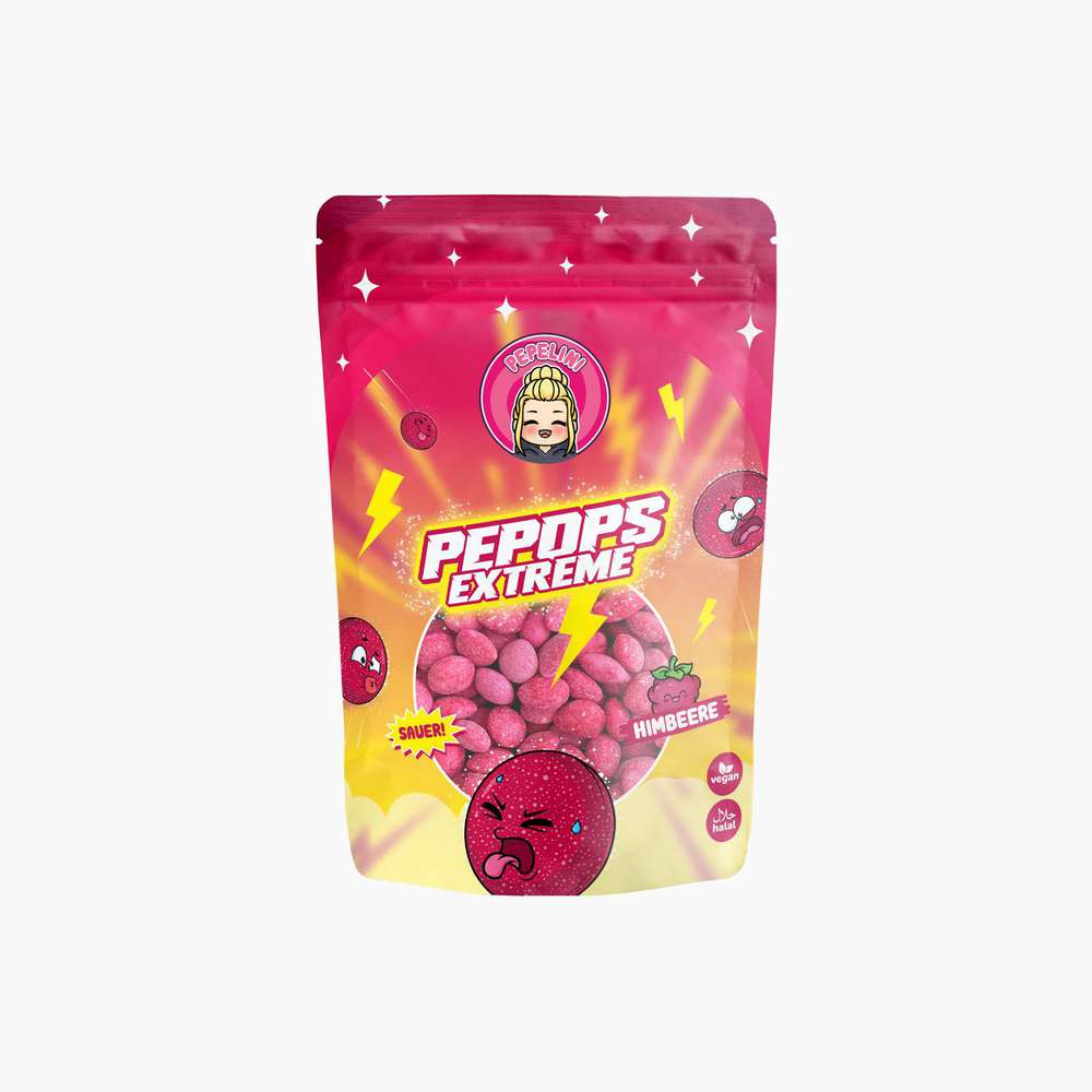 Produktabbildung Pepelini Pepops Extreme Himbeere 