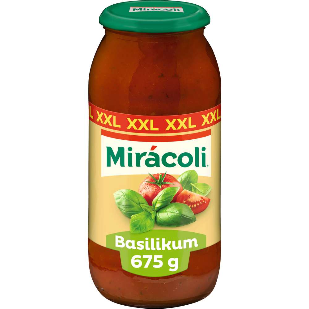 Produktabbildung Miracoli XXL Pasta Sauce, Basilikum