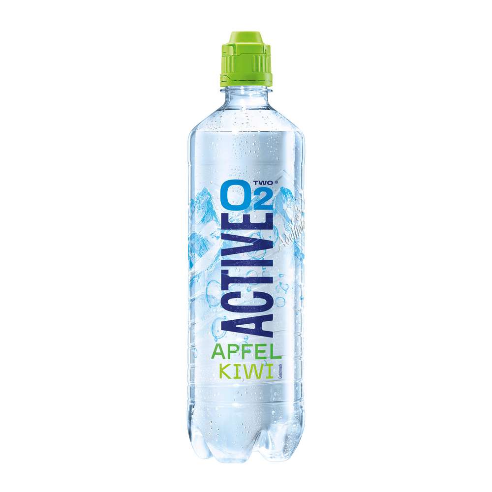 Produktabbildung Active O² Mineralwasser, Apfel-Kiwi-Geschmack, Naturell
