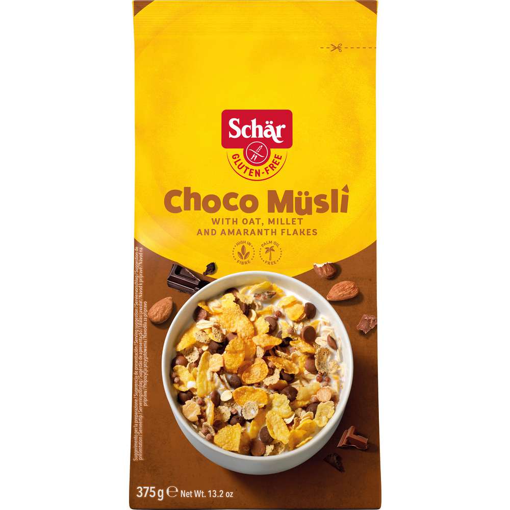 Produktabbildung Schär Müsli, Schoko