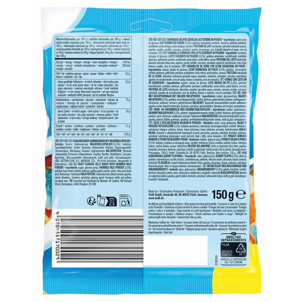 Produktabbildung Trolli Fruchtgummi Milky Wow