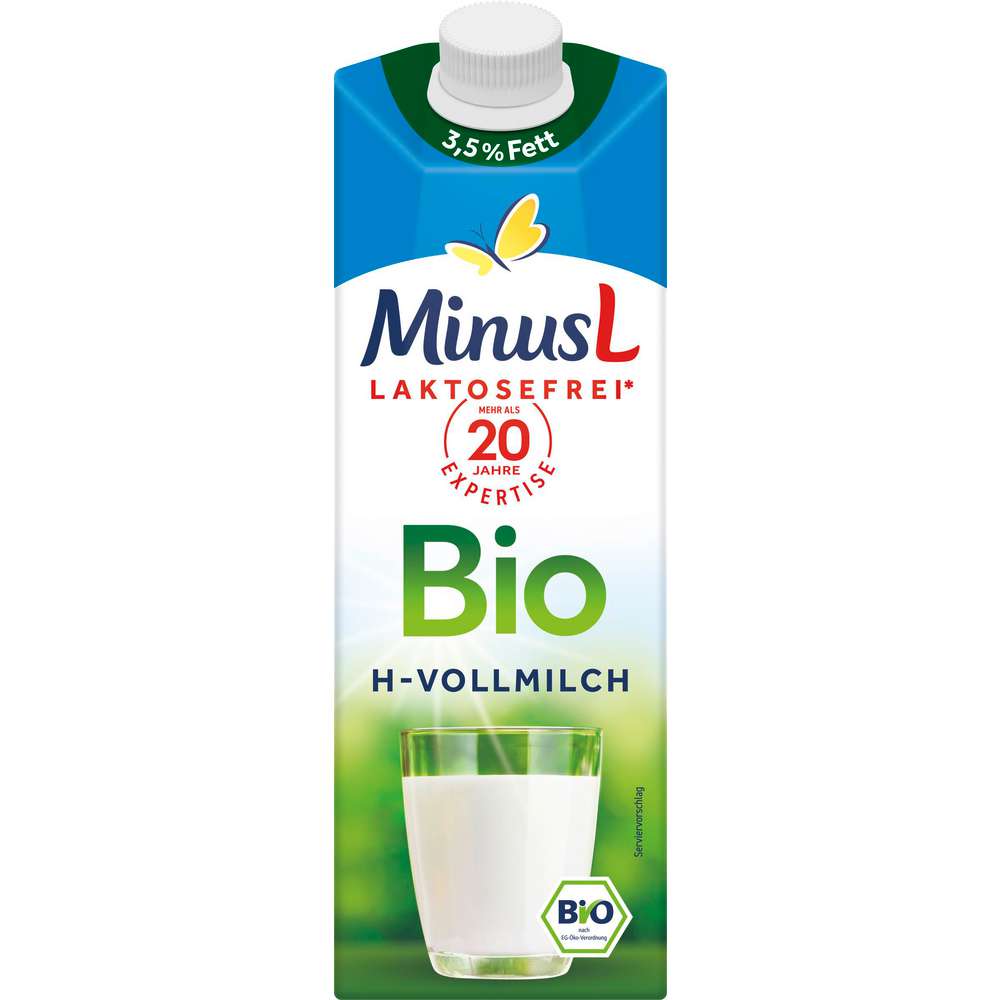 Produktabbildung Minus L Bio H-Milch 3,5% 1L