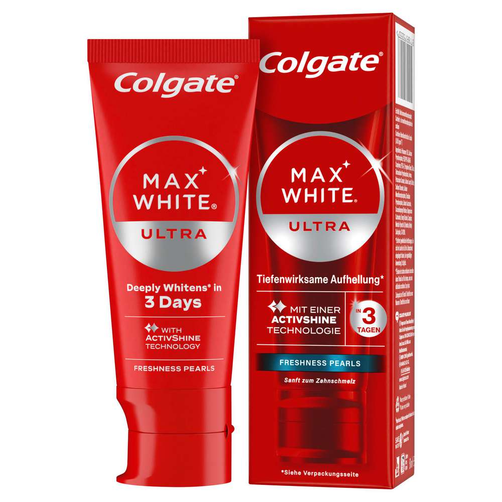 Produktabbildung Colgate Zahncreme Max White Ultra, Freshness Pearls