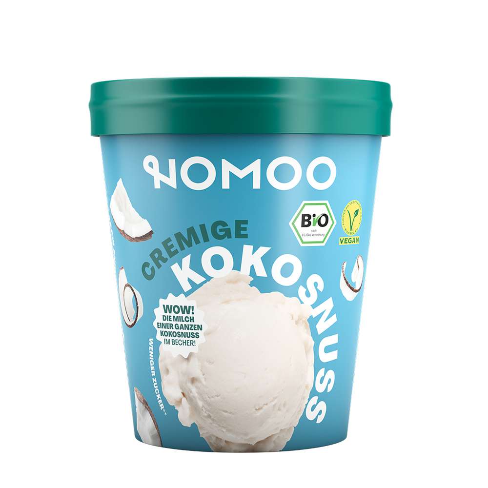 Produktabbildung Nomoo Bio Eis Vegan, Kokosnuss
