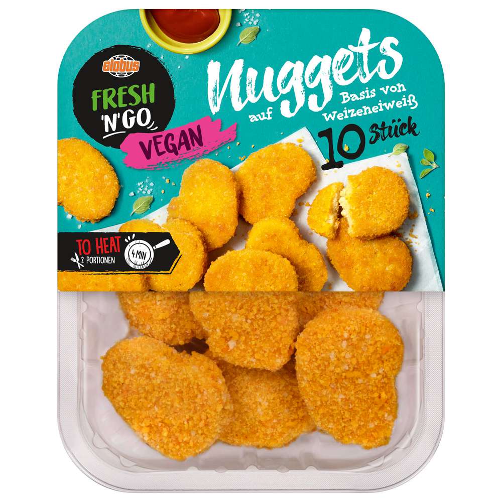 Produktabbildung GLOBUS FRESH 'N' GO Vegane Nuggets