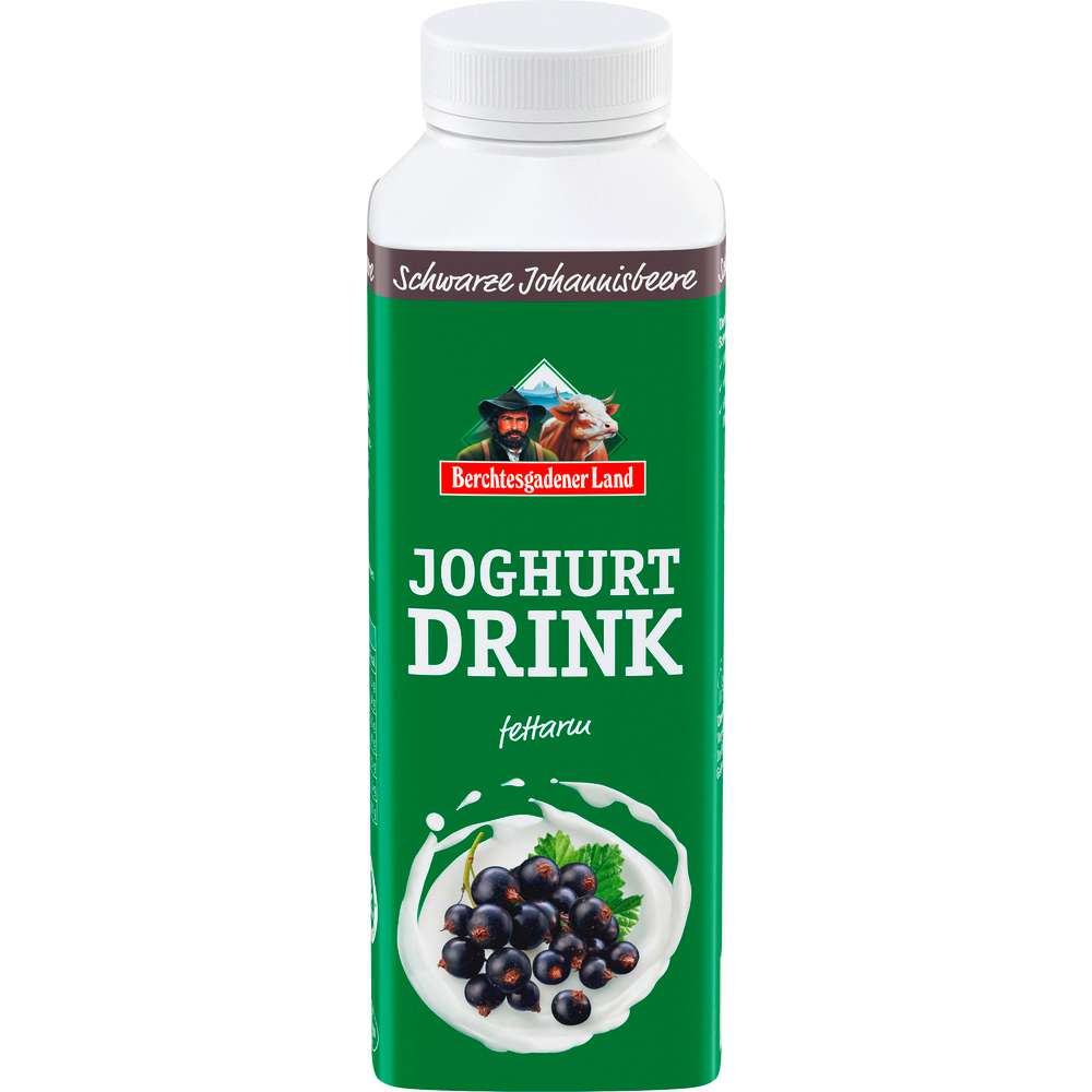 Produktabbildung Berchtesgadener Land Joghurt-Drink 1,8%, schwarze Johannisbeere