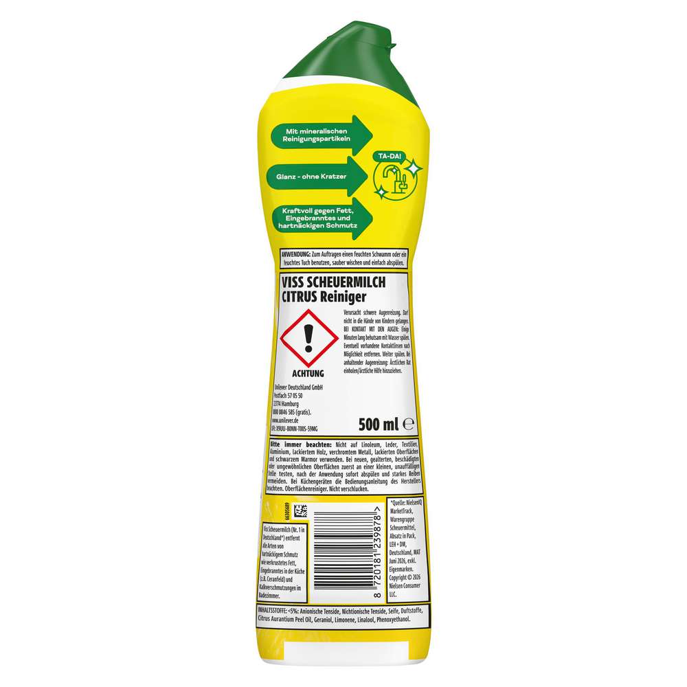 Produktabbildung Viss Scheuermilch, Citrus