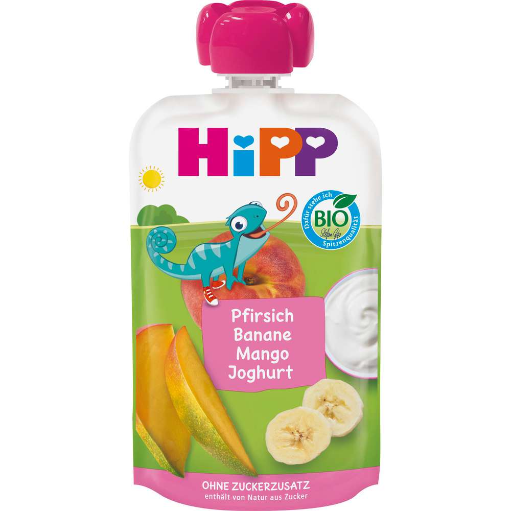 Produktabbildung Hipp Hippis Pfirsich/Banane/Mango/Joghurt