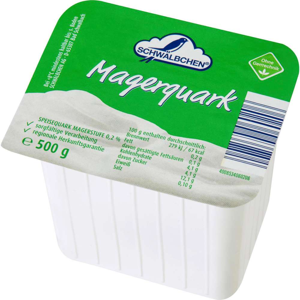 Produktabbildung Schwälbchen Speisequark, mager