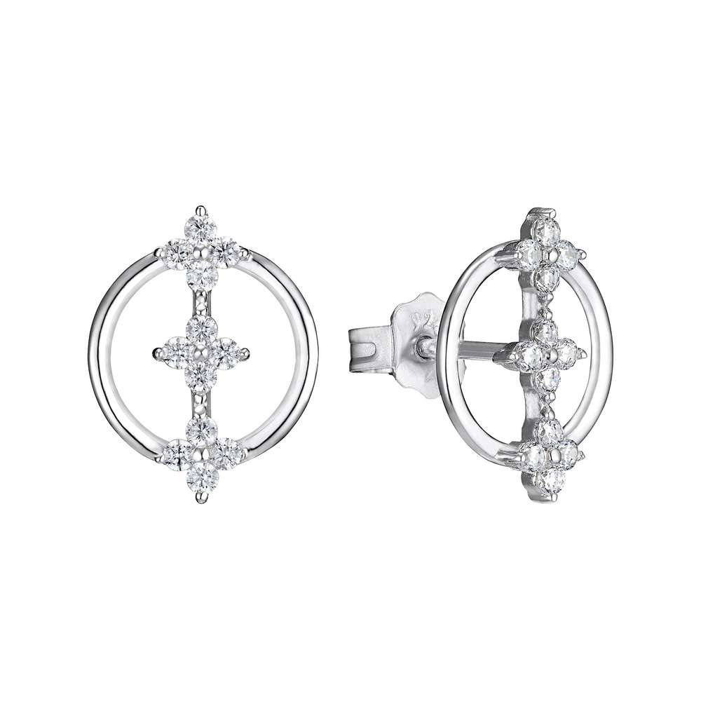 Produktabbildung Amor Ohrstecker aus Silber 925 mit Zirkonia (4056866089327)