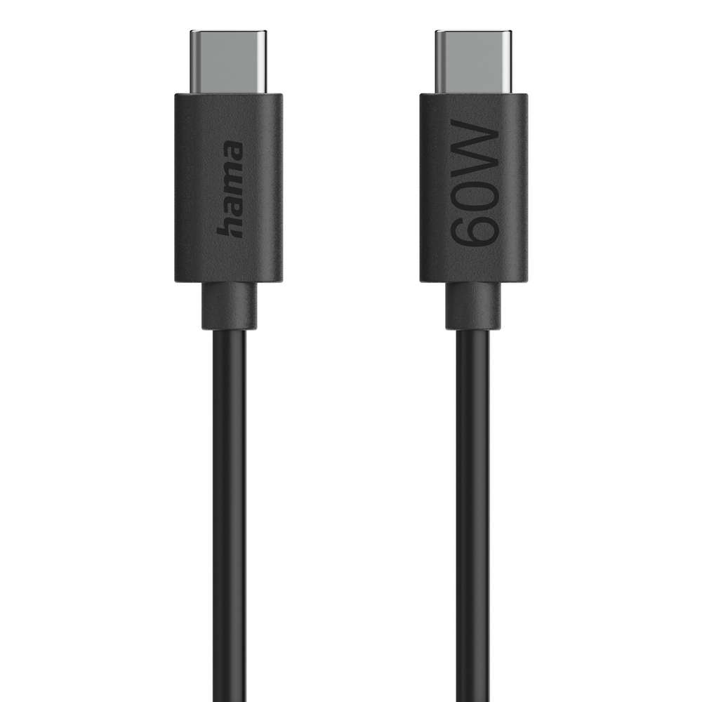 Produktabbildung Hama Ladekabel, USB-C, 60W, 1,2 m