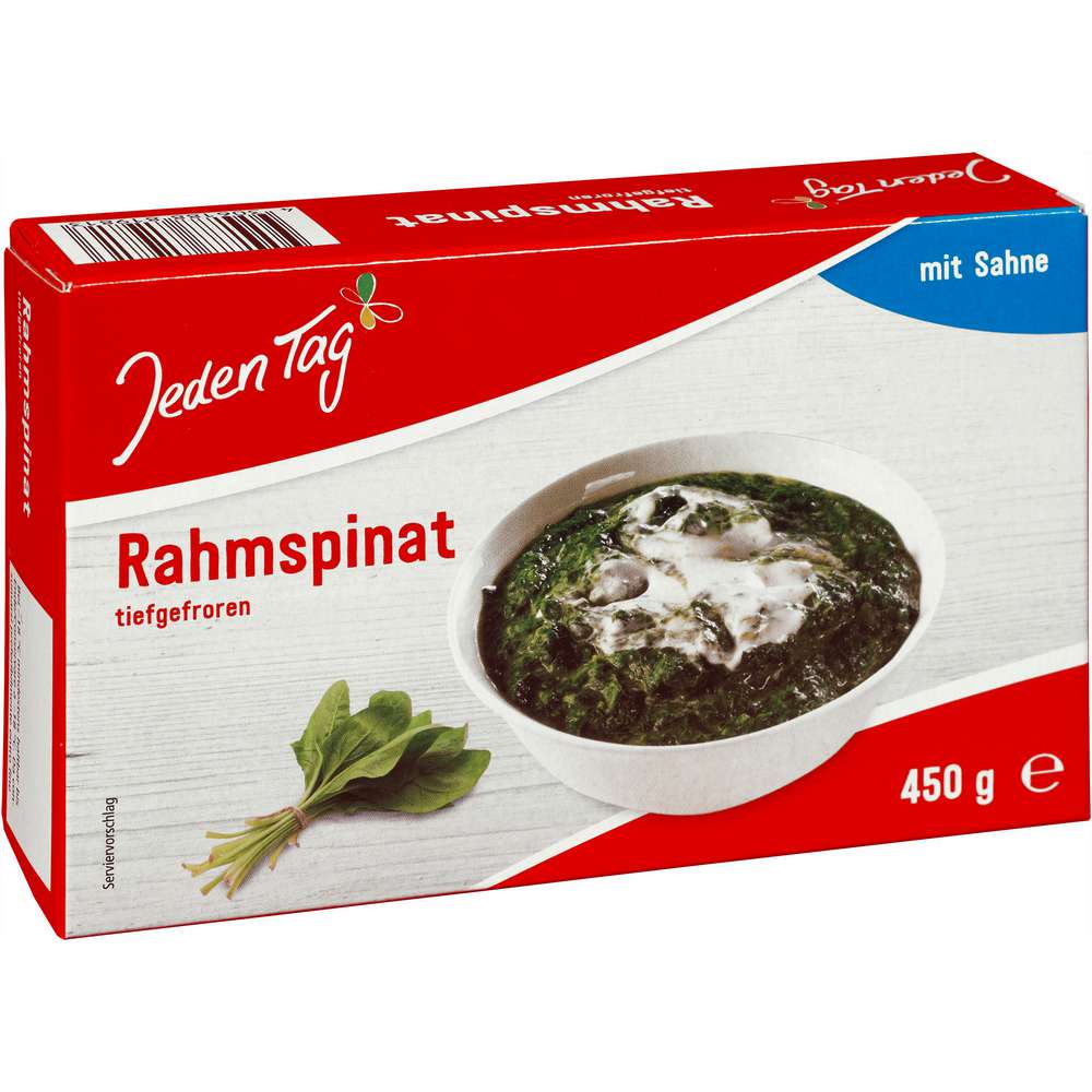 Produktabbildung Jeden Tag Rahmspinat, tiefgekühlt