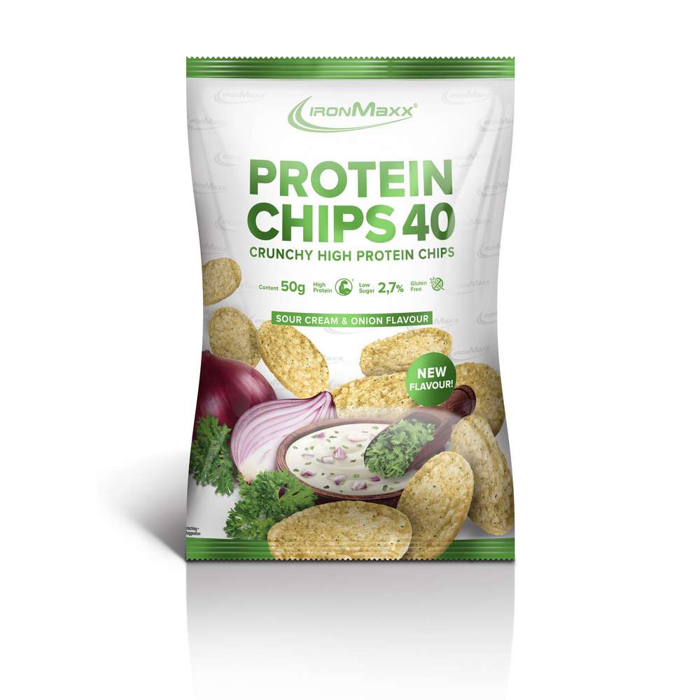 Produktabbildung IronMaxx Protein Chips, Sour Cream