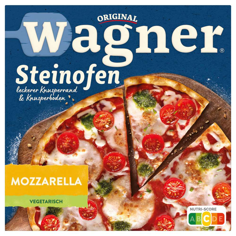 Produktabbildung Wagner Steinofen Pizza Mozzarella, tiefgekühlt