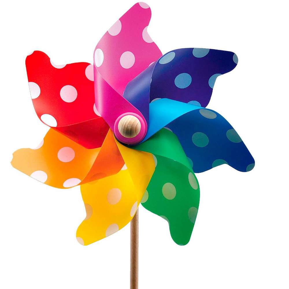 Produktabbildung Happy People XXL Windmühle, bunt mit Punkten