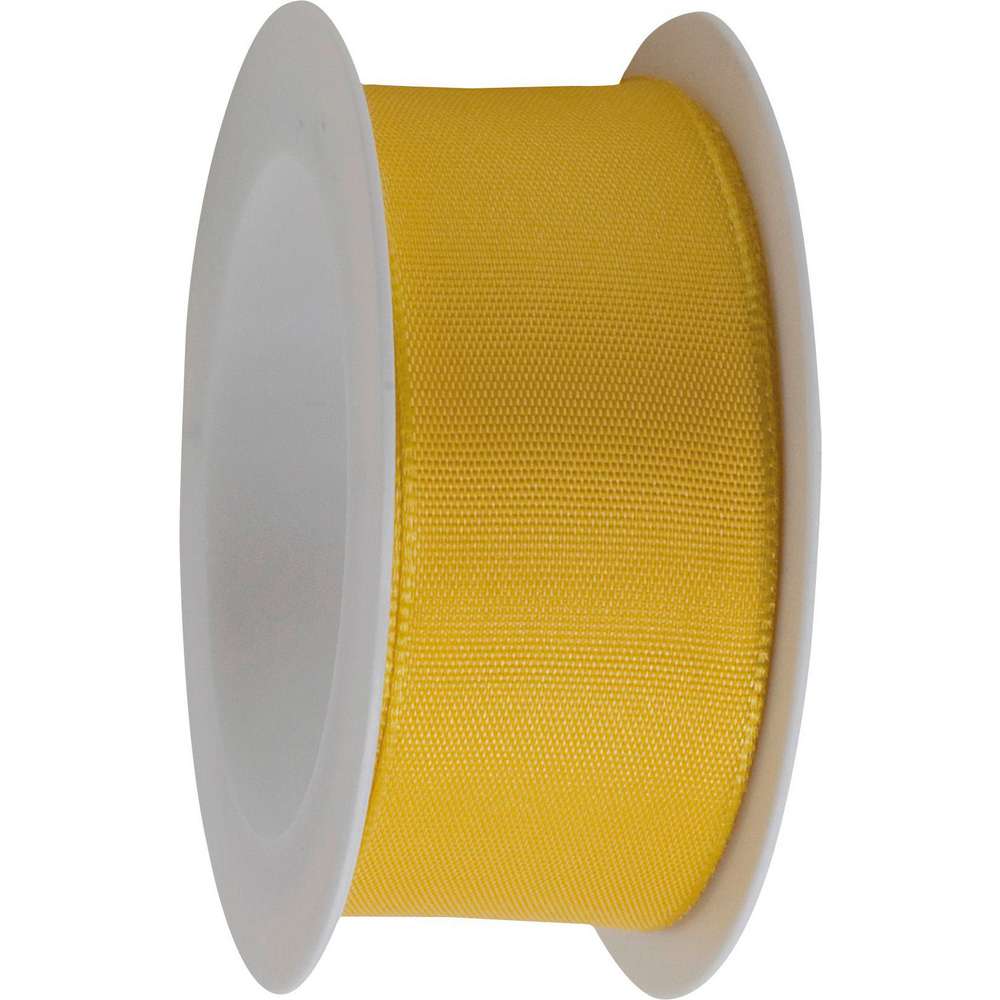 Produktabbildung Braun+Company Geschenk-Band Draht, gelb 2,5m
