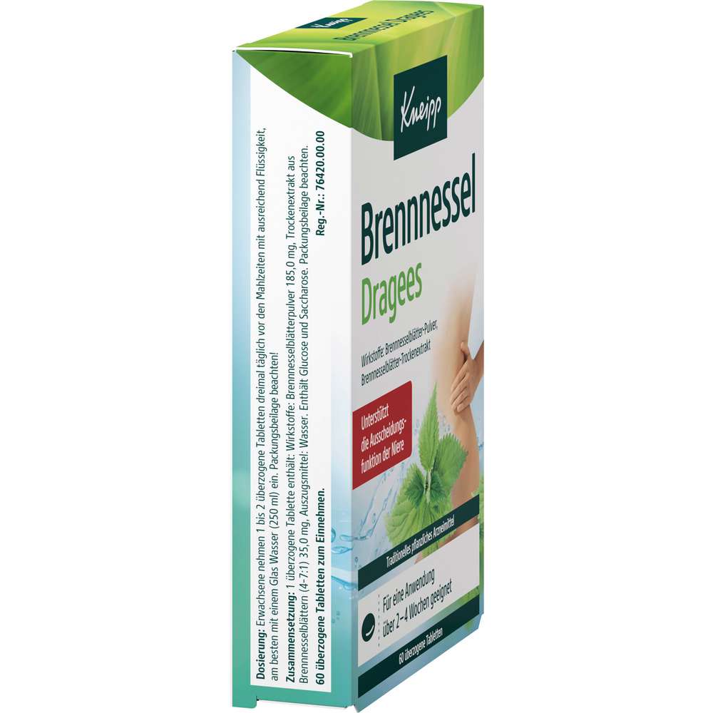 Produktabbildung Kneipp Entwässerung-Brennnessel Dragees