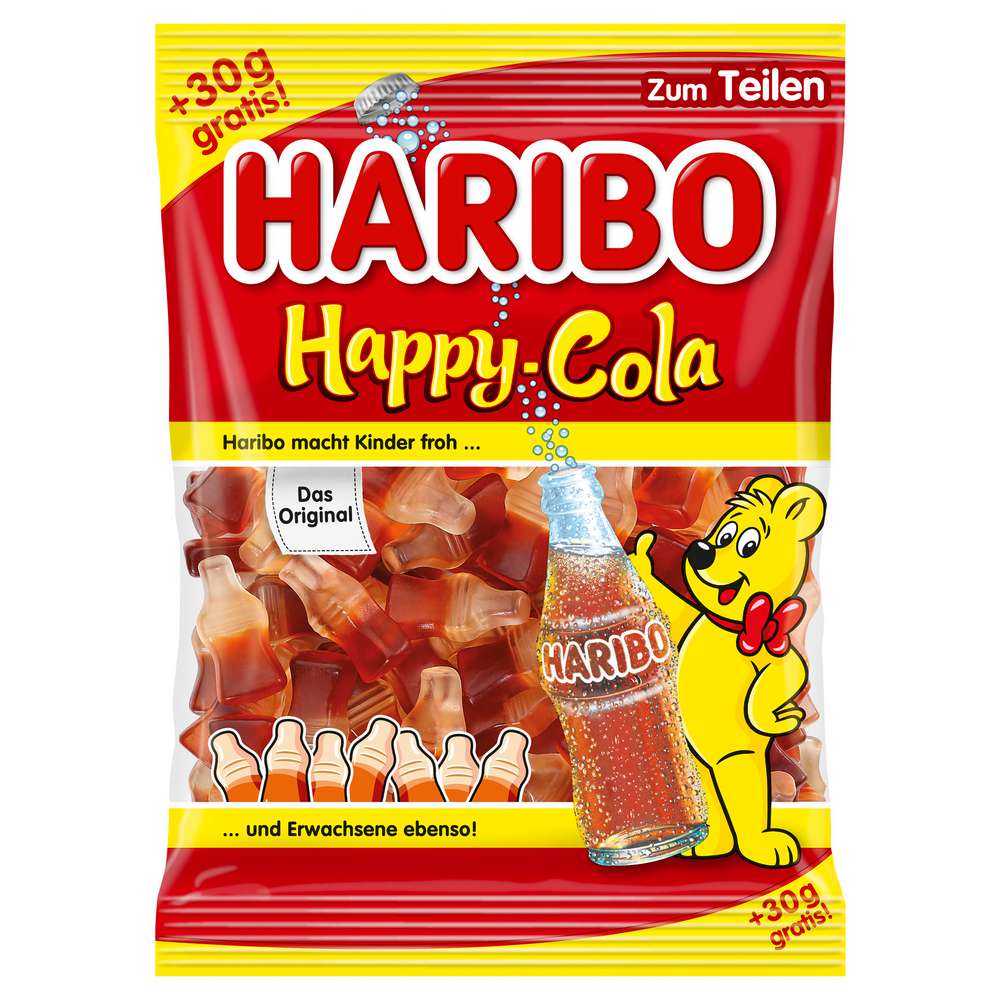 Produktabbildung Haribo Fruchtgummi Happy-Cola