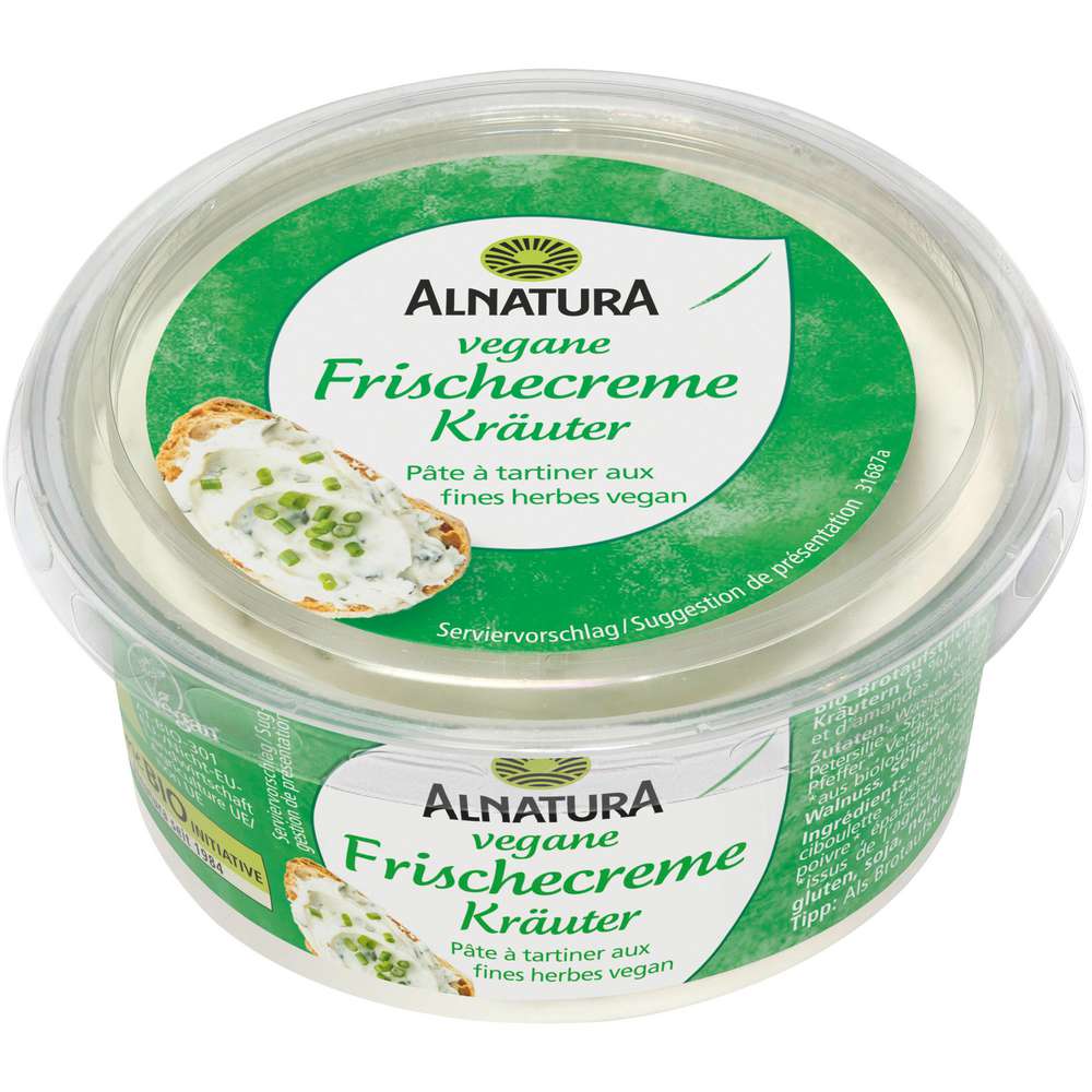 Produktabbildung Alnatura vegane Frischecreme, Kräuter 