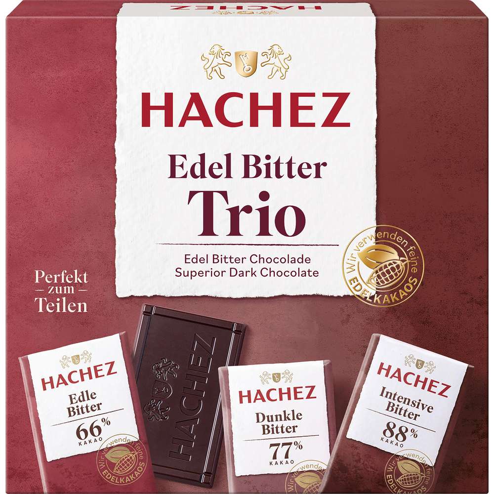 Produktabbildung Hachez Tafelschokolade, Edel Bitter Mix