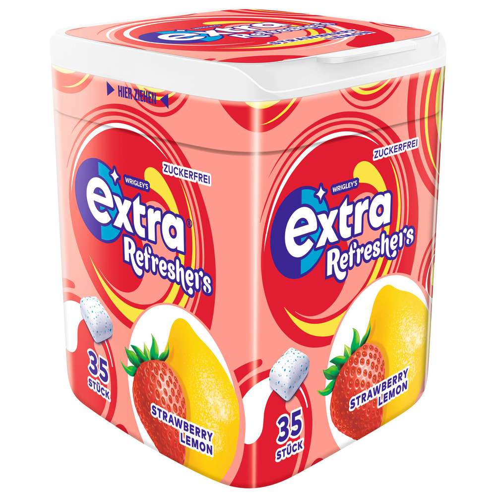 Produktabbildung Wrigley's Kaugummi Extra Refreshers, Strawberry Lemon