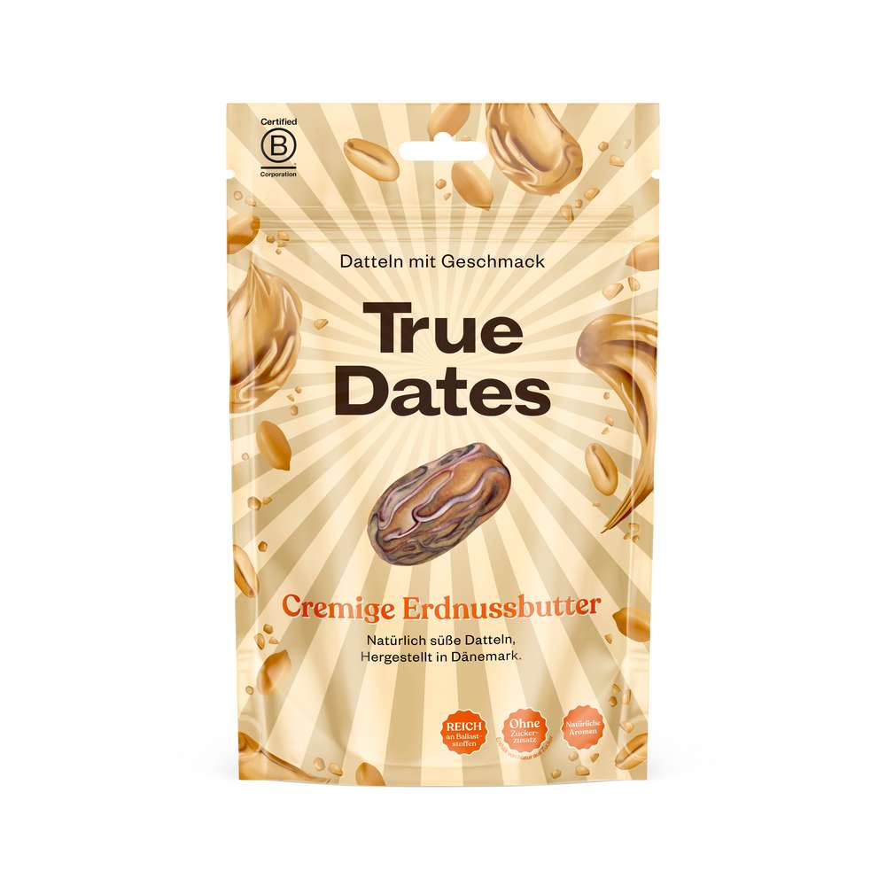 Produktabbildung True Dates Datteln mit Cremiger Erdnussbutter