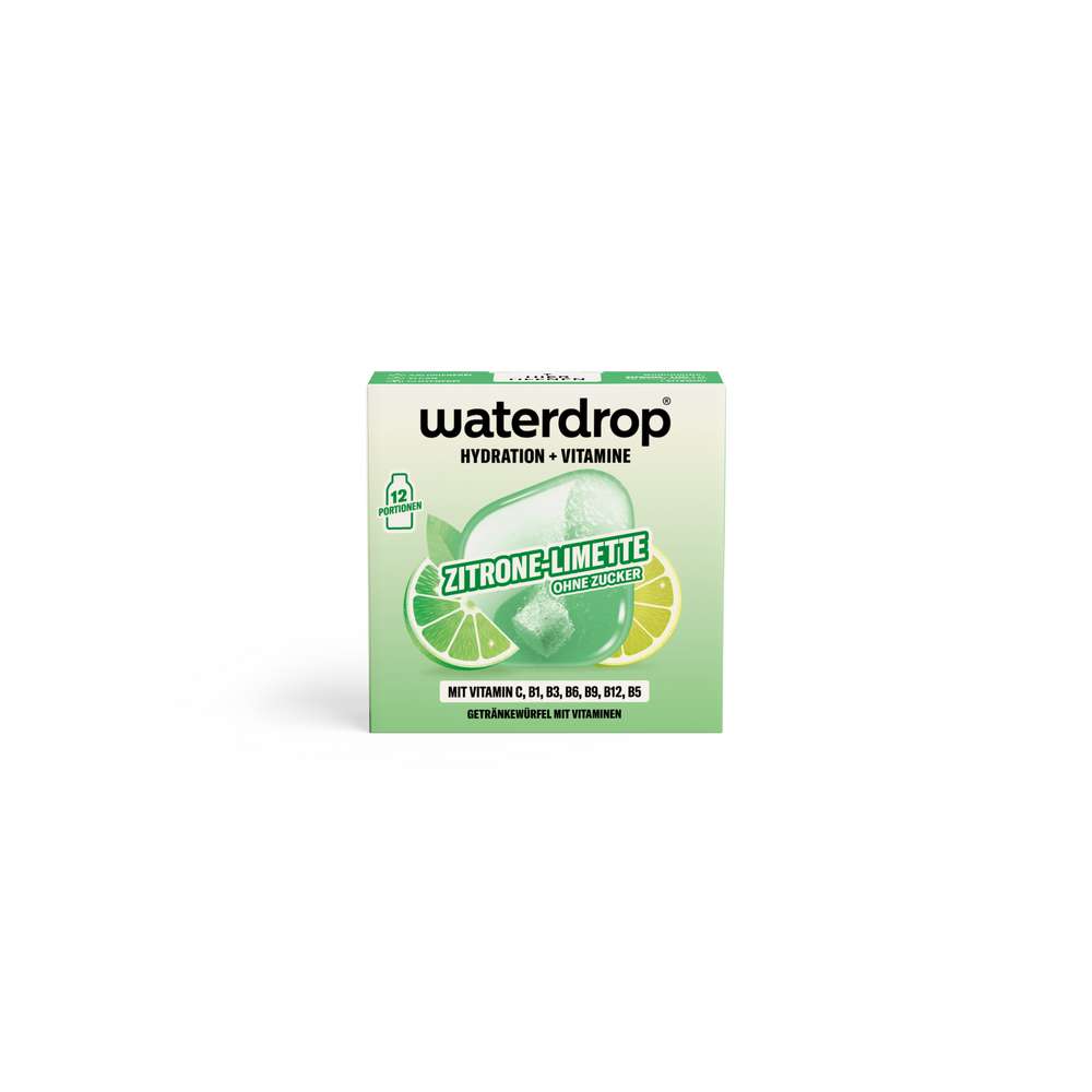 Produktabbildung Waterdrop Microdrink, Getränkewürfel mit Vitaminen, Limette Grüner Kaffee