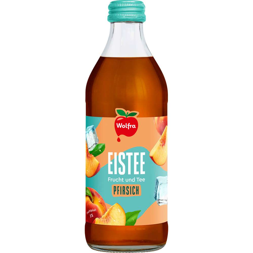 Produktabbildung Wolfra Eistee Pfirsich 