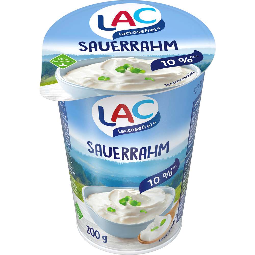 Produktabbildung LAC Frischer Sauerrahm 10%, laktosefrei