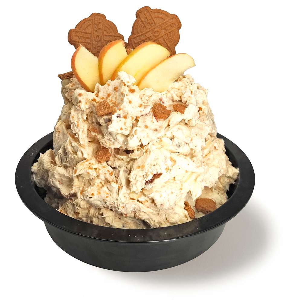 Produktabbildung GLOBUS Käsetheke Frischkäse Weihnachten, Apfel/Dattel/Spekulatius